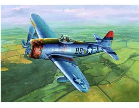 Model plastikowy P-47D-30 Thund erbolt D.F. Trumpeter
