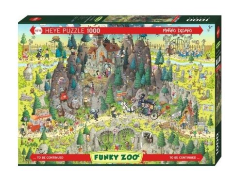 Puzzle 1000 elementów Funky ZOO cześć IX- Transylwania Heye
