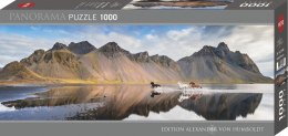 Puzzle 1000 elementów Islandia - Dzikie konie Heye