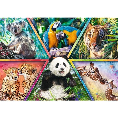 Puzzle 1000 elementów Królestwo zwierząt Animal Planet Trefl