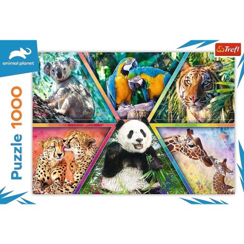 Puzzle 1000 elementów Królestwo zwierząt Animal Planet Trefl
