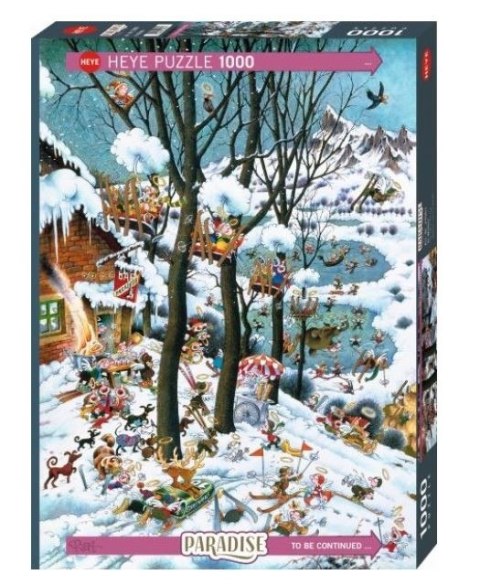 Puzzle 1000 elementów Raj w zimie, Ryba Heye