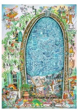 Puzzle 1000 elementów Szalony umysł artysty, Paul Korky (Puzzle+plakat) Heye