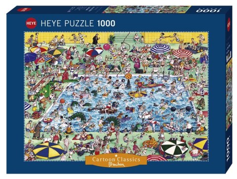 Puzzle 1000 elementów Zabawa na basenie Heye