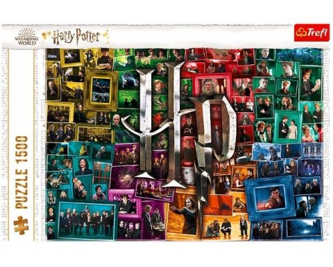 Puzzle 1500 elementów Harry Potter na przestrzeni filmów Trefl