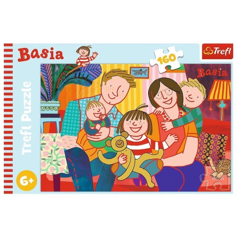 Puzzle 160 elementów Poznaj Basię Trefl