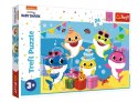 Puzzle 24 Maxi Wesołe Baby Shark Trefl