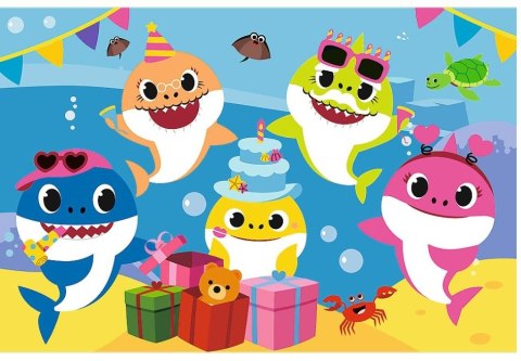 Puzzle 24 Maxi Wesołe Baby Shark Trefl
