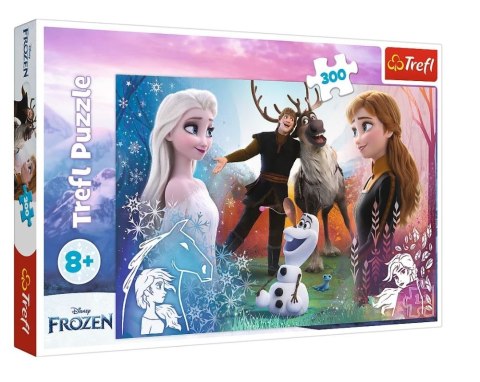 Puzzle 300 elementów Magiczny czas Frozen 2 Trefl