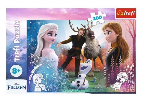 Puzzle 300 elementów Magiczny czas Frozen 2 Trefl