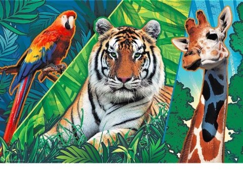 Puzzle 300 elementów Niesamowite zwierzęta Animal Planet Trefl