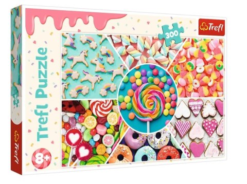 Puzzle 300 elementów Słodkości Trefl
