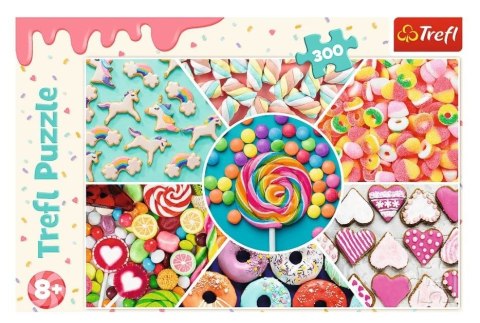 Puzzle 300 elementów Słodkości Trefl