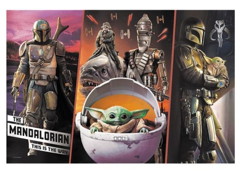 Puzzle 300 elementów Tajemniczy Baby Yoda Trefl
