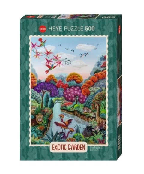 Puzzle 500 elementów Egzotyczny ogród, Raj Heye
