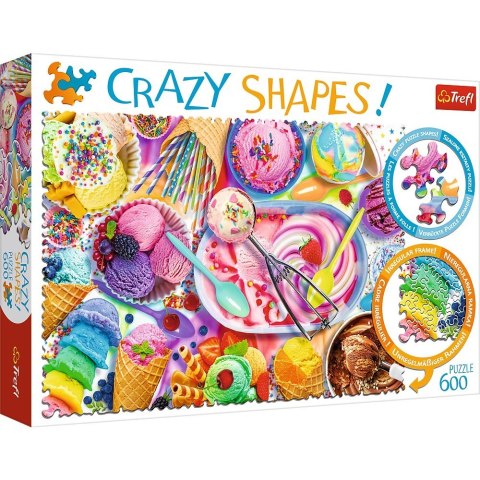 Puzzle 600 elementów Crazy Shapes Słodkie marzenie Trefl