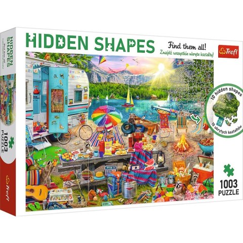 Puzzle Hidden Shapes Wycieczka kamperem Trefl