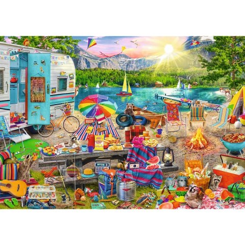 Puzzle Hidden Shapes Wycieczka kamperem Trefl