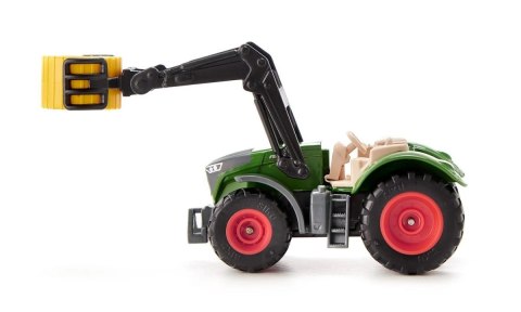 Taktor Fendt z chwytakiem do balotow Siku