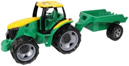 Traktor z przyczepą luzem w szarym kartonie Lena