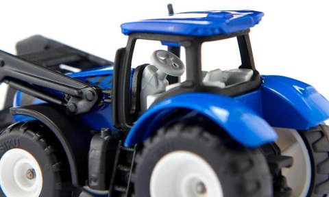 Traktor z widłami i paletami New Holland Siku