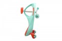 Jeździk Grawitacyjny Swing Car model 8097 Kauczukowe Koła LED mięta-malina Hot Hit
