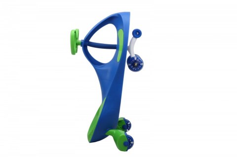 Jeździk Grawitacyjny Swing Car model 8097 Kauczukowe Koła LED niebieski-zielony Hot Hit