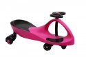 Jeździk Grawitacyjny Swing Car model 8097 Kauczukowe Koła LED róż-czarny Hot Hit