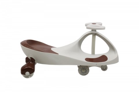 Jeździk Grawitacyjny Swing Car model 8097 Kauczukowe Koła LED szary-brąz Hot Hit