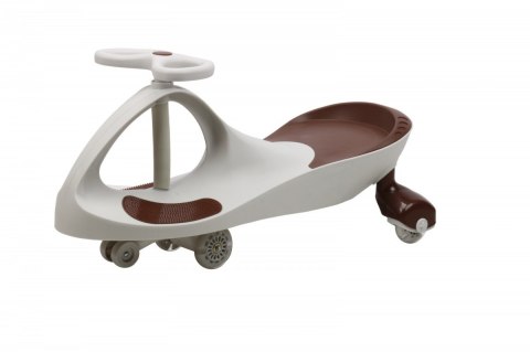 Jeździk Grawitacyjny Swing Car model 8097 Kauczukowe Koła LED szary-brąz Hot Hit