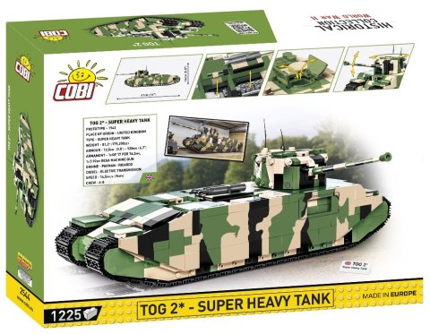 Klocki TOG II - Czołg superciężki Cobi Klocki