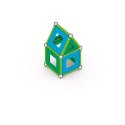 Klocki magnetyczne Classic Panels Recycled 52 elementy niebieskie Geomag