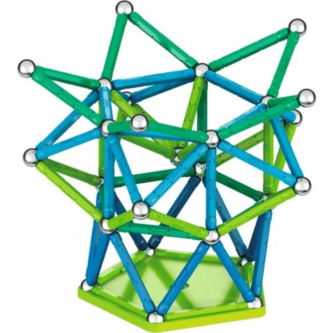 Klocki magnetyczne Classic Recycled 142 elementy niebieskie Geomag
