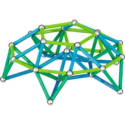 Klocki magnetyczne Classic Recycled 142 elementy niebieskie Geomag