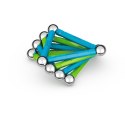 Klocki magnetyczne Classic Recycled 25 elementów niebieskie Geomag