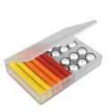 Klocki magnetyczne Classic Recycled 42 elementy pomarańczowe Geomag