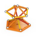 Klocki magnetyczne Classic Recycled 42 elementy pomarańczowe Geomag