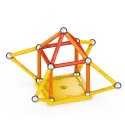 Klocki magnetyczne Classic Recycled 42 elementy pomarańczowe Geomag