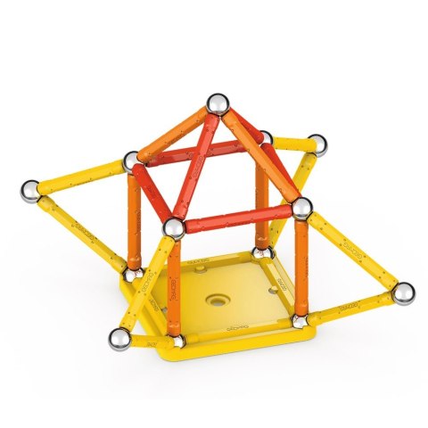 Klocki magnetyczne Classic Recycled 42 elementy pomarańczowe Geomag