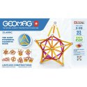 Klocki magnetyczne Classic Recycled 93 elementy pomarańczowe Geomag