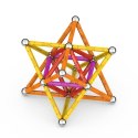 Klocki magnetyczne Classic Recycled 93 elementy pomarańczowe Geomag