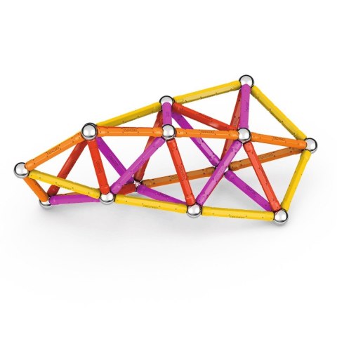 Klocki magnetyczne Classic Recycled 93 elementy pomarańczowe Geomag