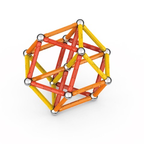 Klocki magnetyczne Classic Recycled 93 elementy pomarańczowe Geomag