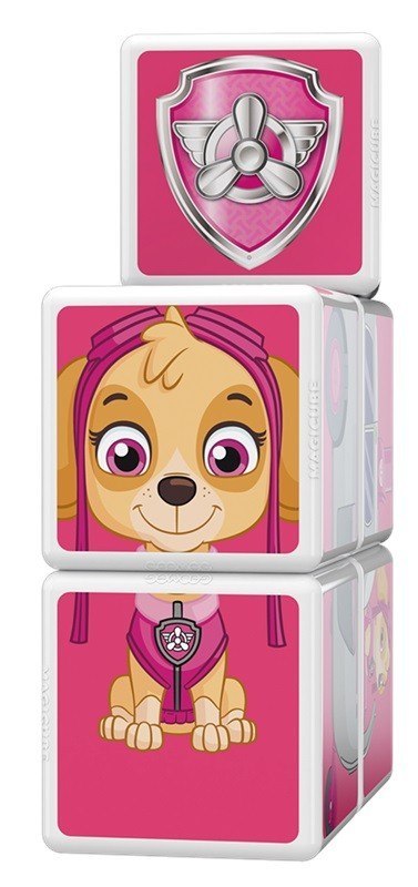 Klocki magnetyczne MagiCube Psi Patrol - Pojazd Skye Geomag