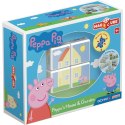 Klocki magnetyczne MagiCube Świnka Peppa - Dom i ogród Geomag
