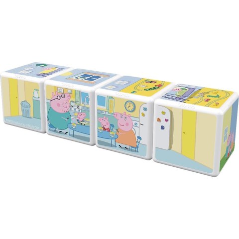 Klocki magnetyczne MagiCube Świnka Peppa - Dom i ogród Geomag