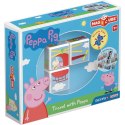 Klocki magnetyczne MagiCube Świnka Peppa - Podróż z Peppą Geomag