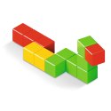 Klocki magnetyczne Magicube 24 elementy Geomag