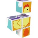 Klocki magnetyczne Magicube Printed Zwierzęta + Karty Geomag