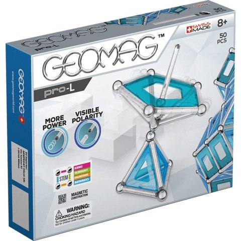 Klocki magnetyczne Pro-L Panels 50 elementów Geomag